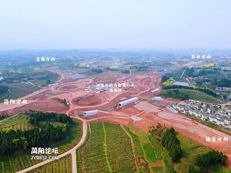 河东环线与金简仁快速路互通枢纽工程!_街头巷尾_简阳论坛