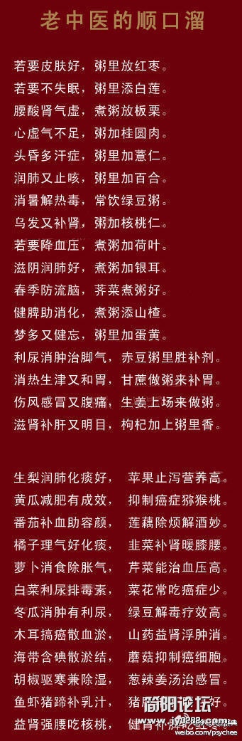 【老中医的顺口溜合集】太适用了!告诉你，吃什么才能补什么!.jpg