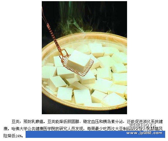 长见识!10种食物能当药吃 豆腐能够预防癌01_副本.jpg