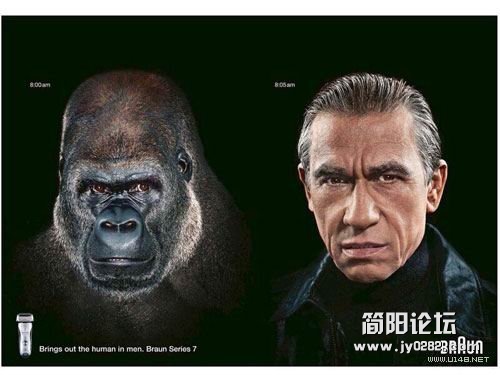 绝对牛的创意：剃须前和剃须后的对比。.jpg