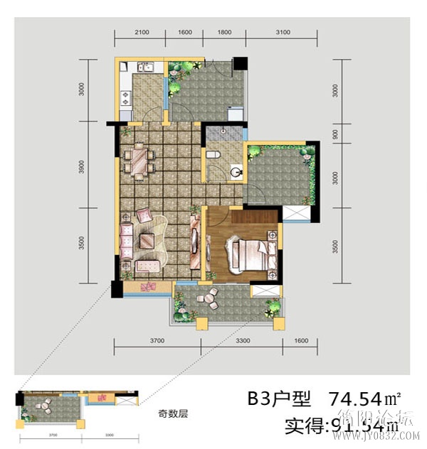 原户型