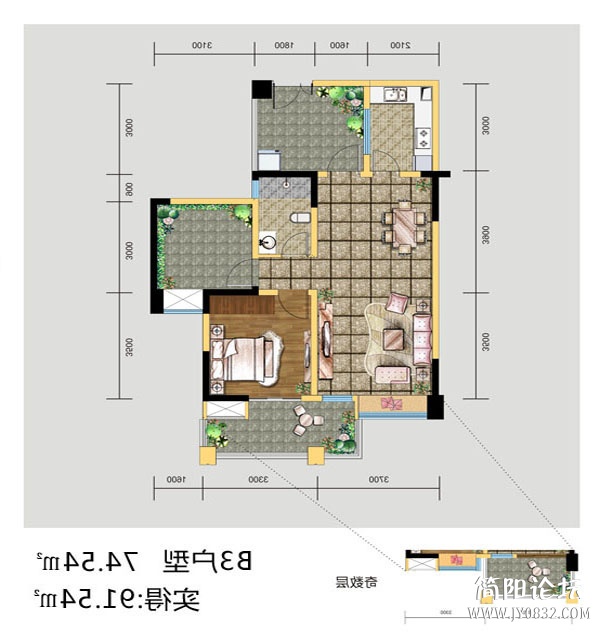 原户型