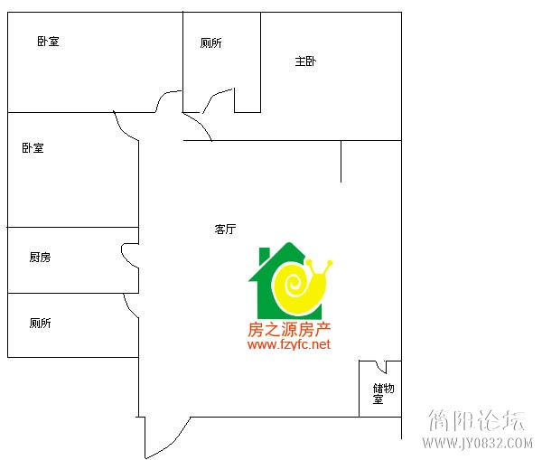 户型图 江水湾8-1-601副本.jpg