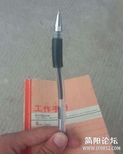 神州大地骄阳似火，连圆珠笔都烤的如此妖娆.jpg