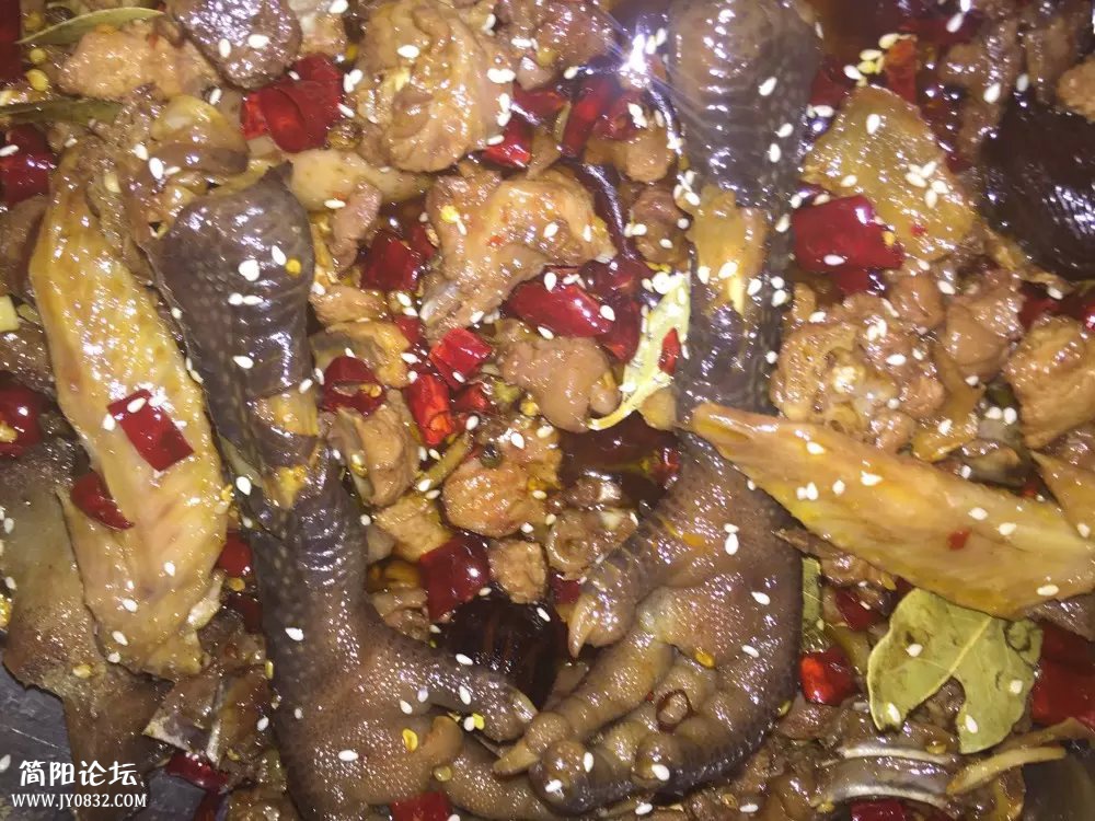 冷吃麻辣土鸡