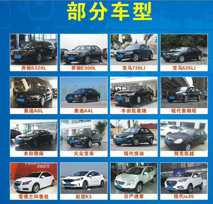 公司部分车型图片