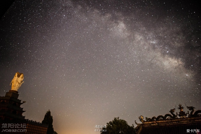寺庙 佛 星空