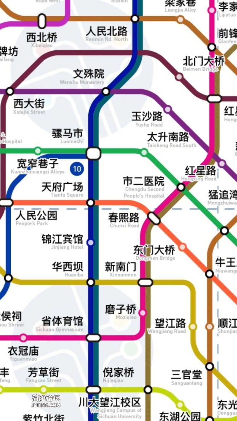 简阳未来有一南一北两大地铁枢纽