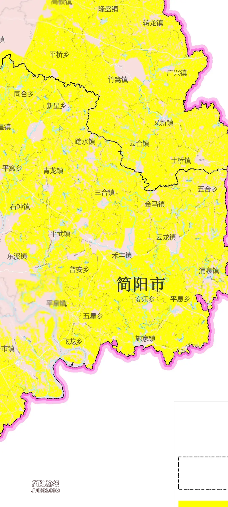 简阳地图全图大图图片