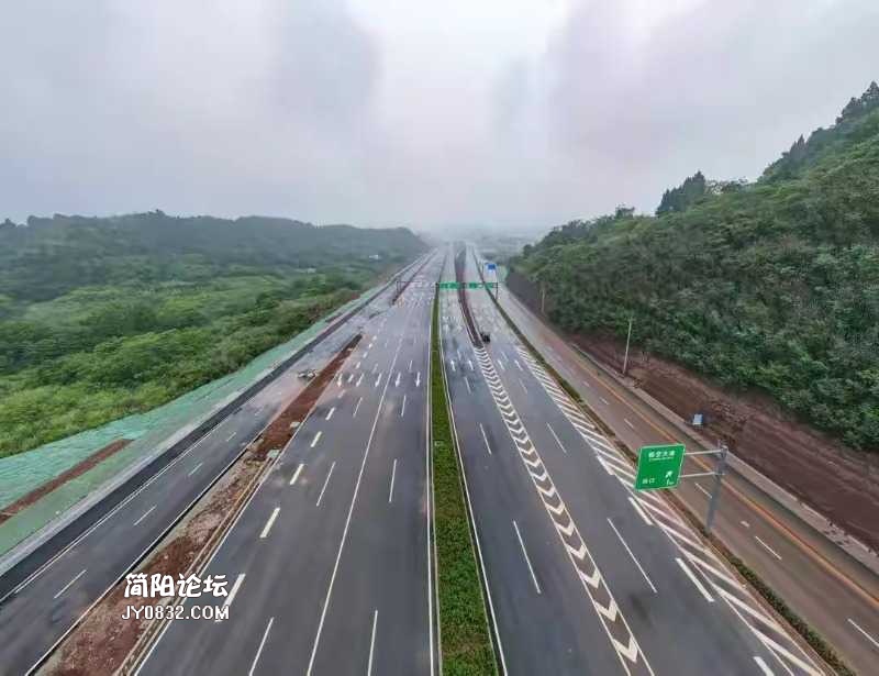简阳高速公路图片