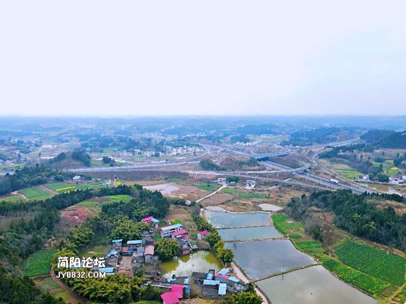 简阳禾丰镇建机场图片