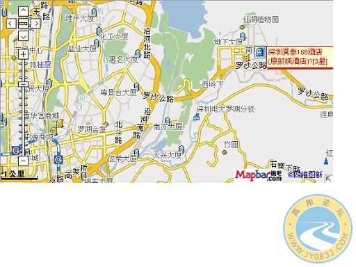前往深圳仙湖植物園路線圖