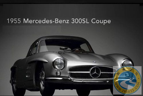 1955年产梅塞德斯奔驰 300SL Coupe，1954～1957年生产，工生产了1400辆。这款车首创了鸥翼式车门，此后成 .
