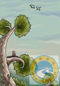 凝望着天上远去的身影，击击知道自己并不恨她。