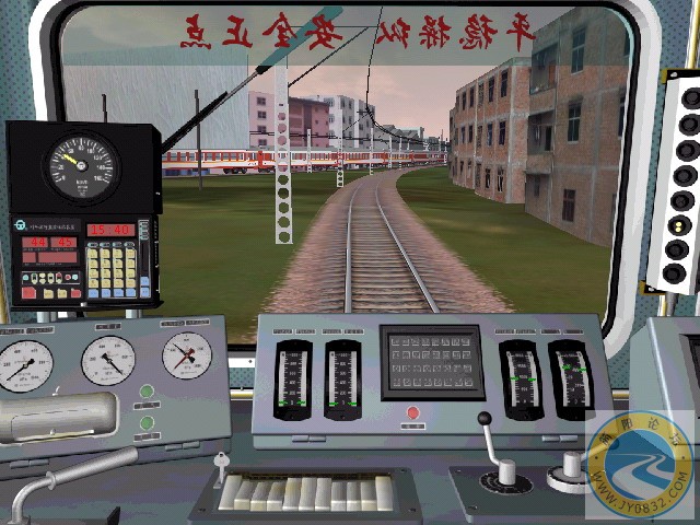 前方居然有车？这个时候应该不会啊，应该是某临客在等待进站