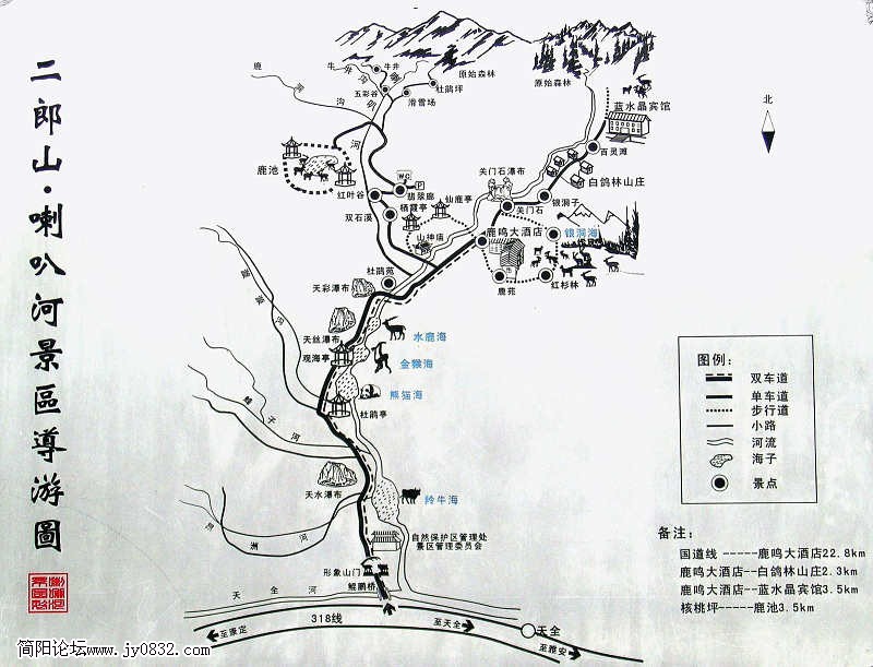 入口处有详细的导游图（门票60元）