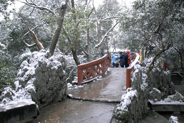 简阳公园雪景3