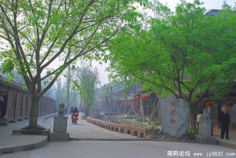 清晨的古镇