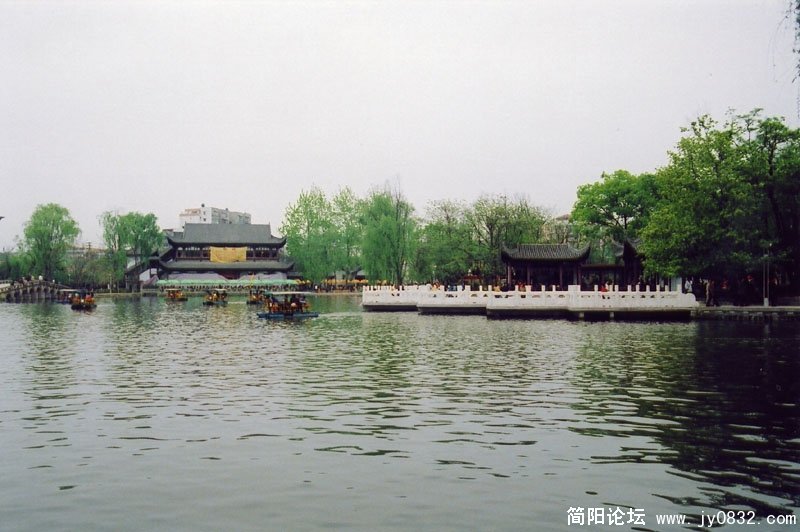 风景不错的南充北湖。