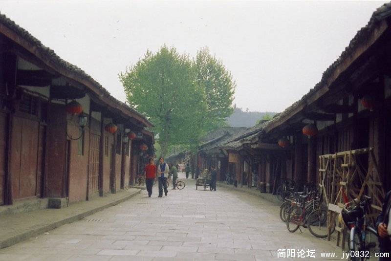 阆中古城小街