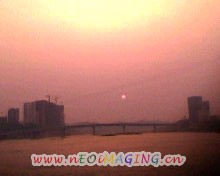 日落沱江三桥