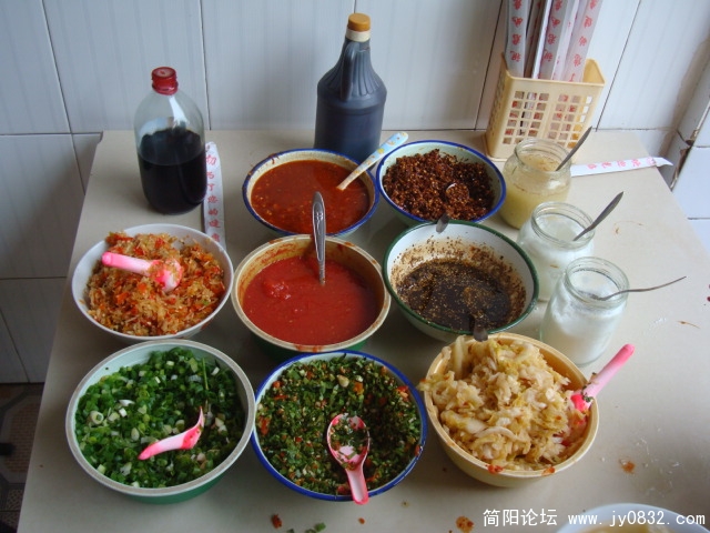 米干的佐料，自己视口味添加