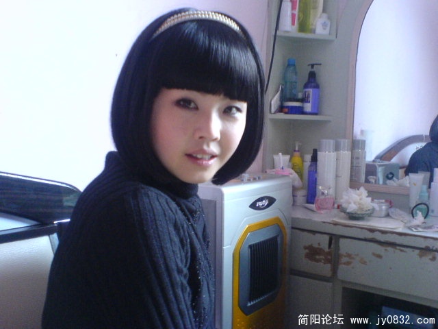 原来的短发