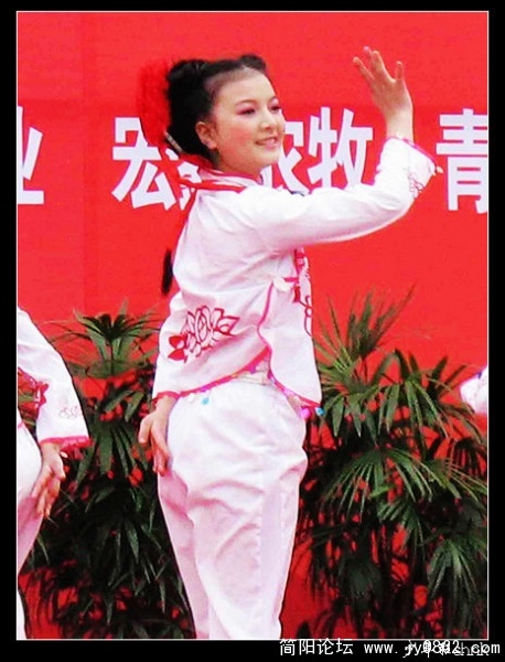 舞蹈 剪纸姑娘