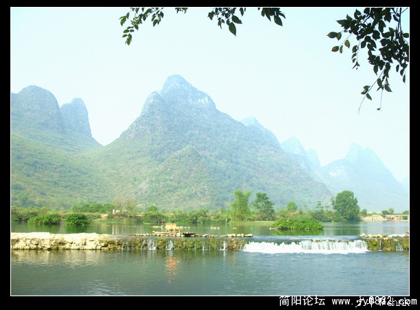 这是从西岸拍的大石桥码头