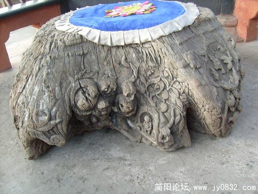 木头生花？普现祥瑞？妙法莲台