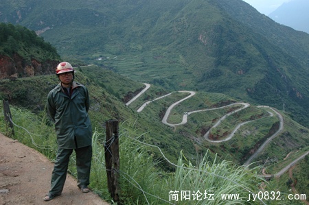 在前往丽江途中