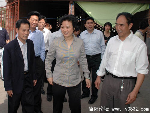 在坛罐乡南郾村调研