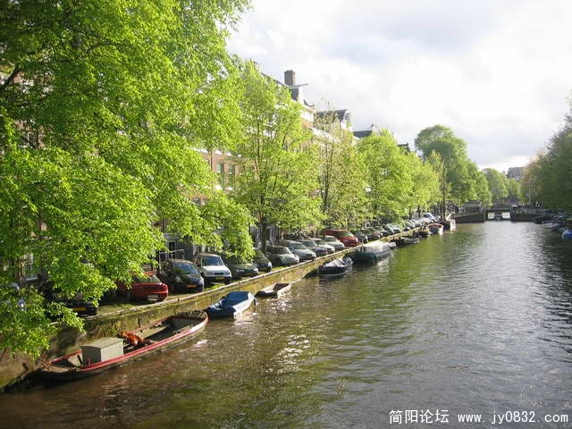 阿姆斯特丹的街景
