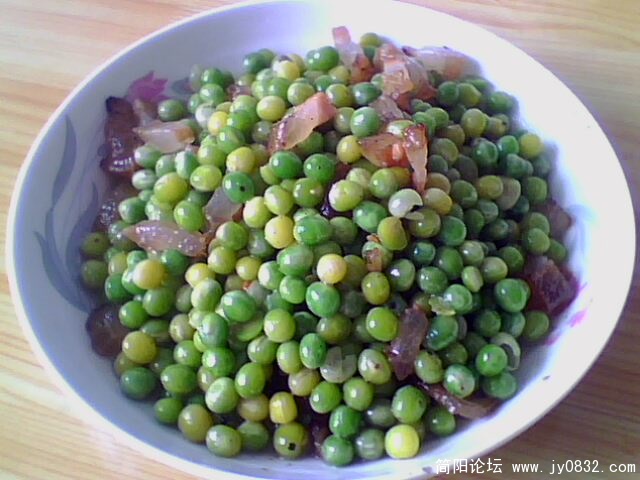 腊肉豌豆