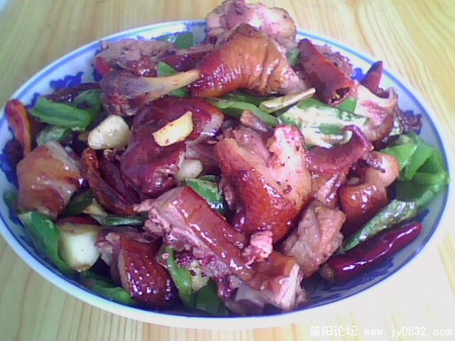 干煸鸭子