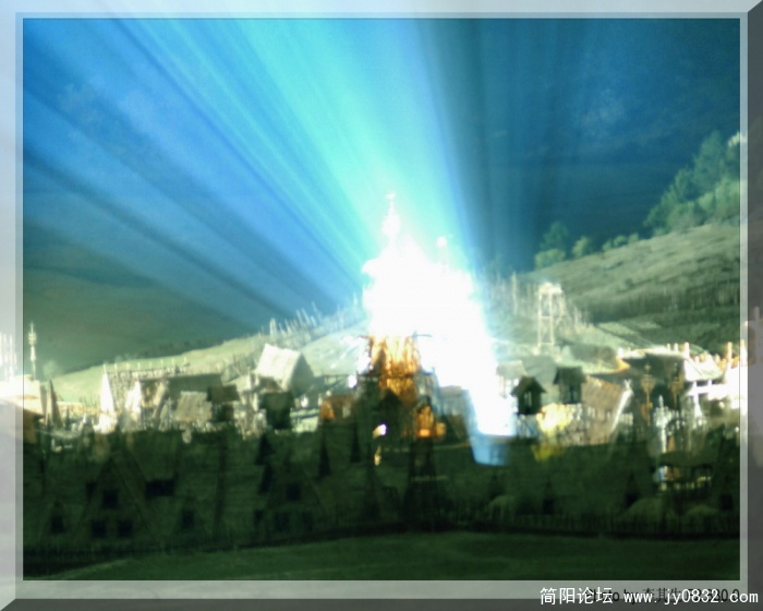 太古城影视基地夜景