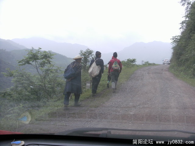 上山采药的彝胞