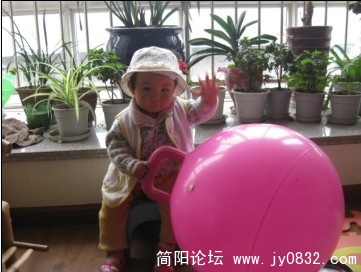 叶儿成长照片之11个月