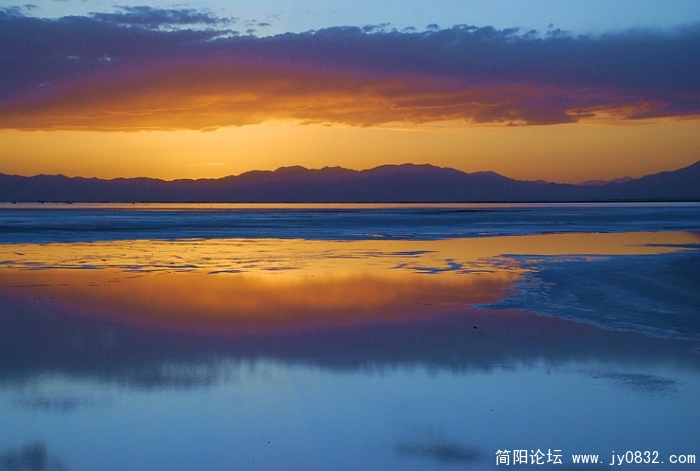 漠河盐场之晚霞