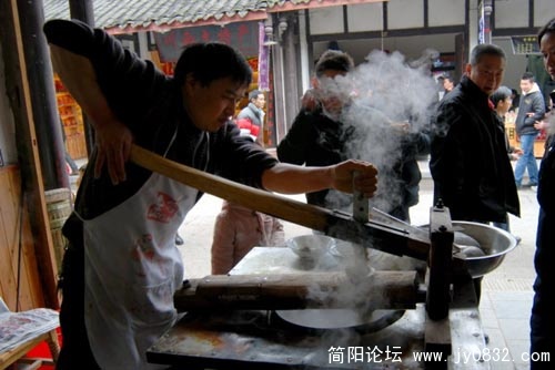 街子古镇——荞面
