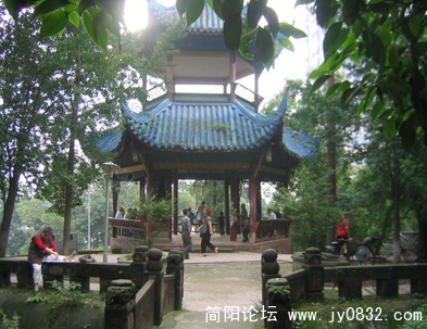 简阳公园望江楼