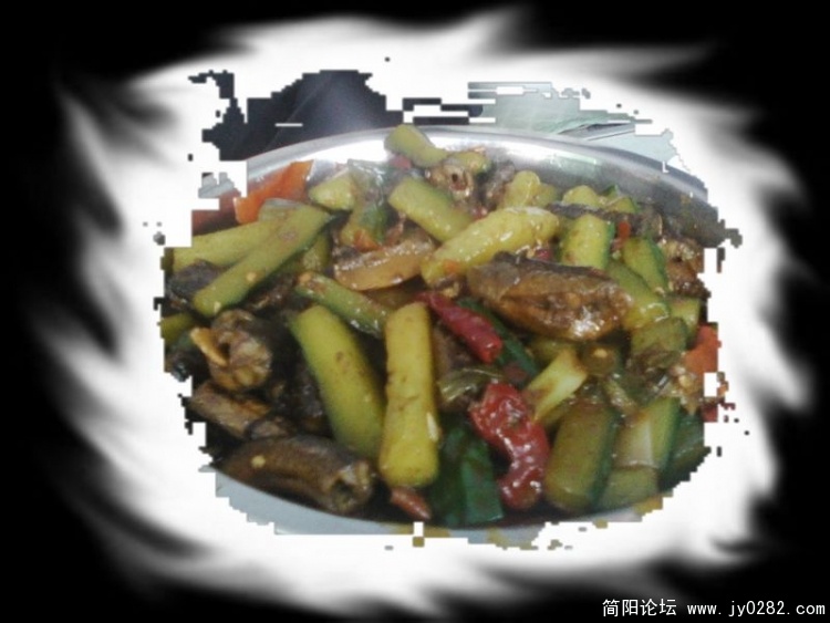 黄瓜烧鳝段