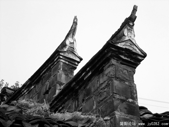 古镇民居风雨墙