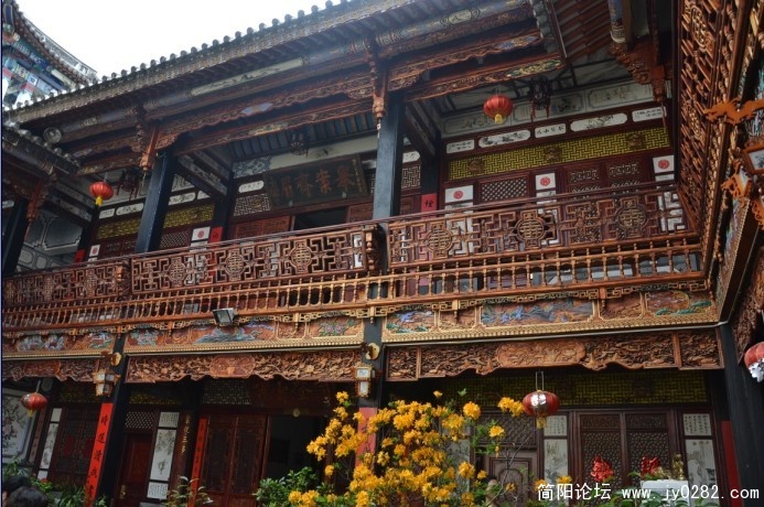 整个院子全是雕花
